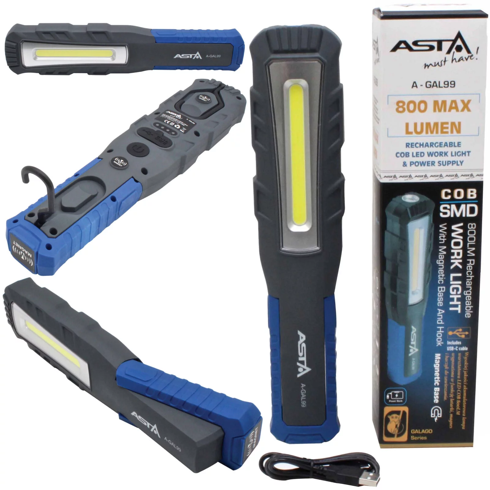 LAMPA AKU. LED COB