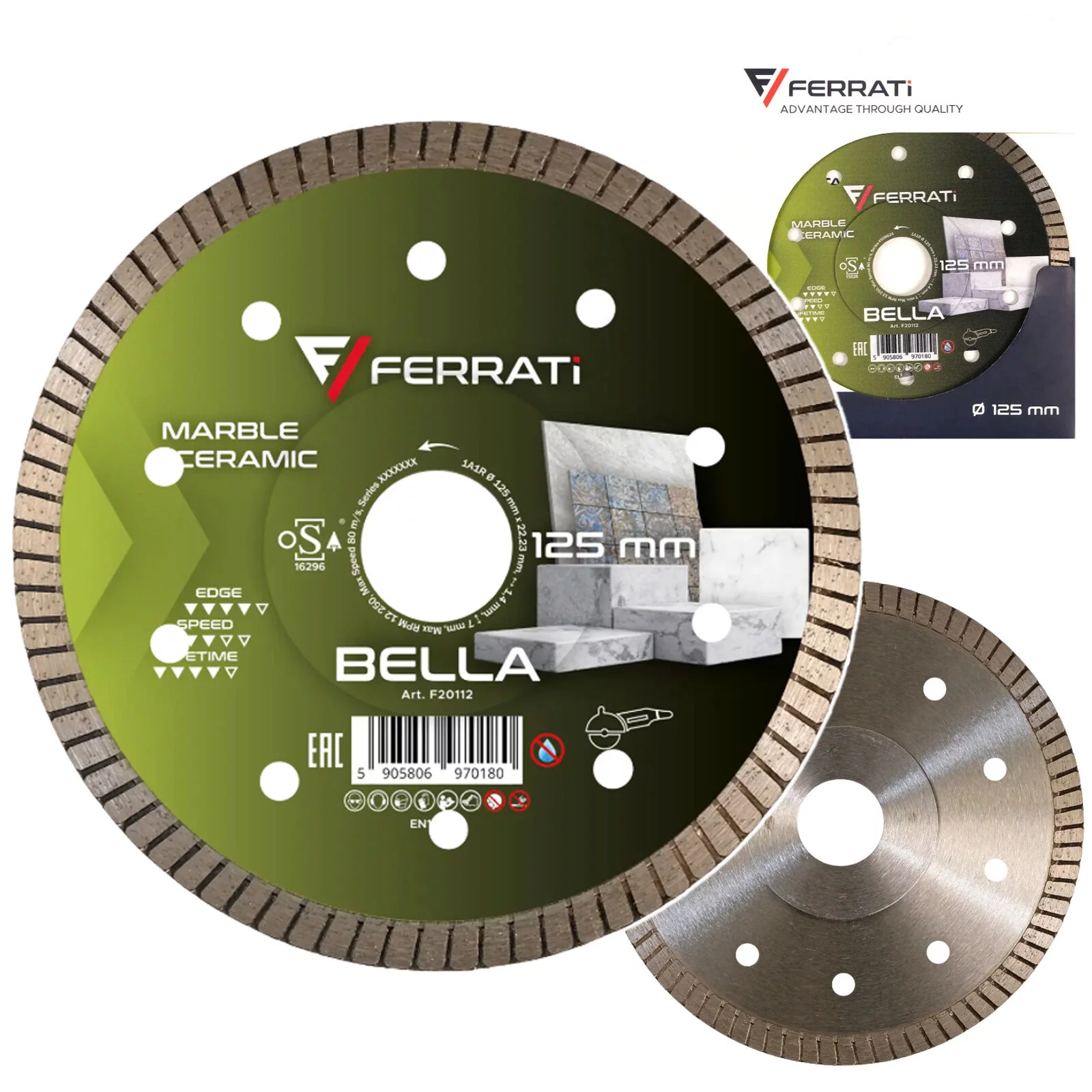TARCZA DIAM. 125MM TNĄCA 1AIR BELLA
