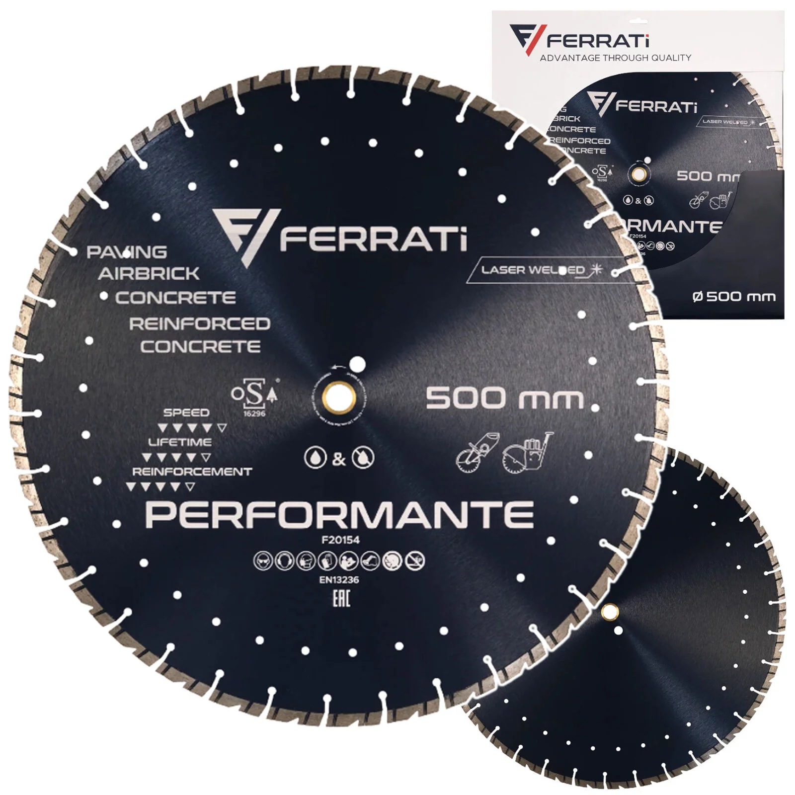 TARCZA DIAM. 500MM 25.4MM PERFORMANTE
