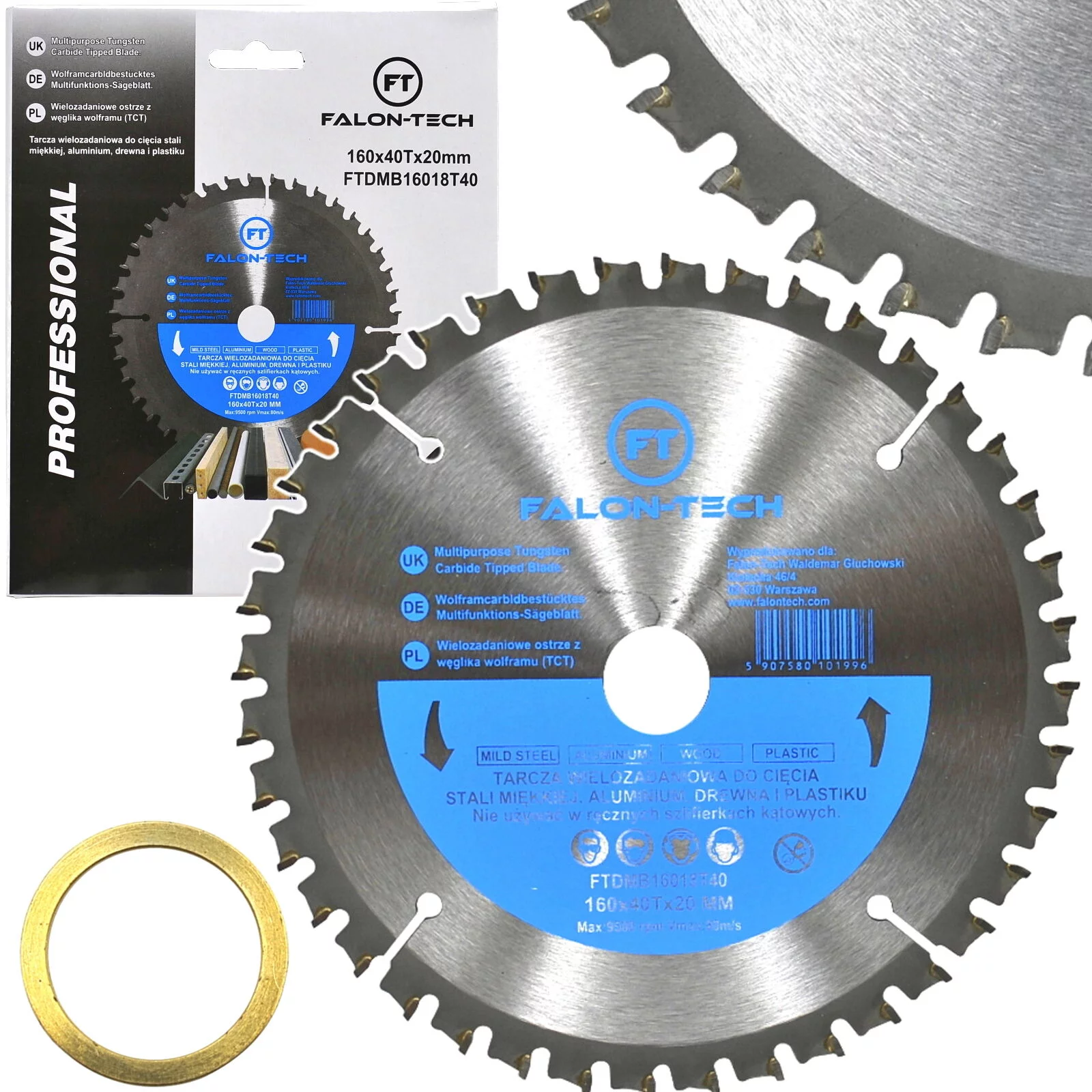 TARCZA 160x20 40z PIŁA WIDIOWA WIELOZAD. 160mm