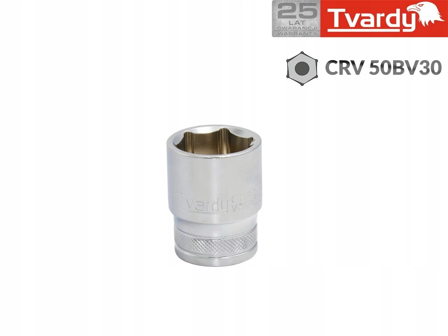 Nasadka sześciokątna 1/2" 18 mm TVARDY (10/100)