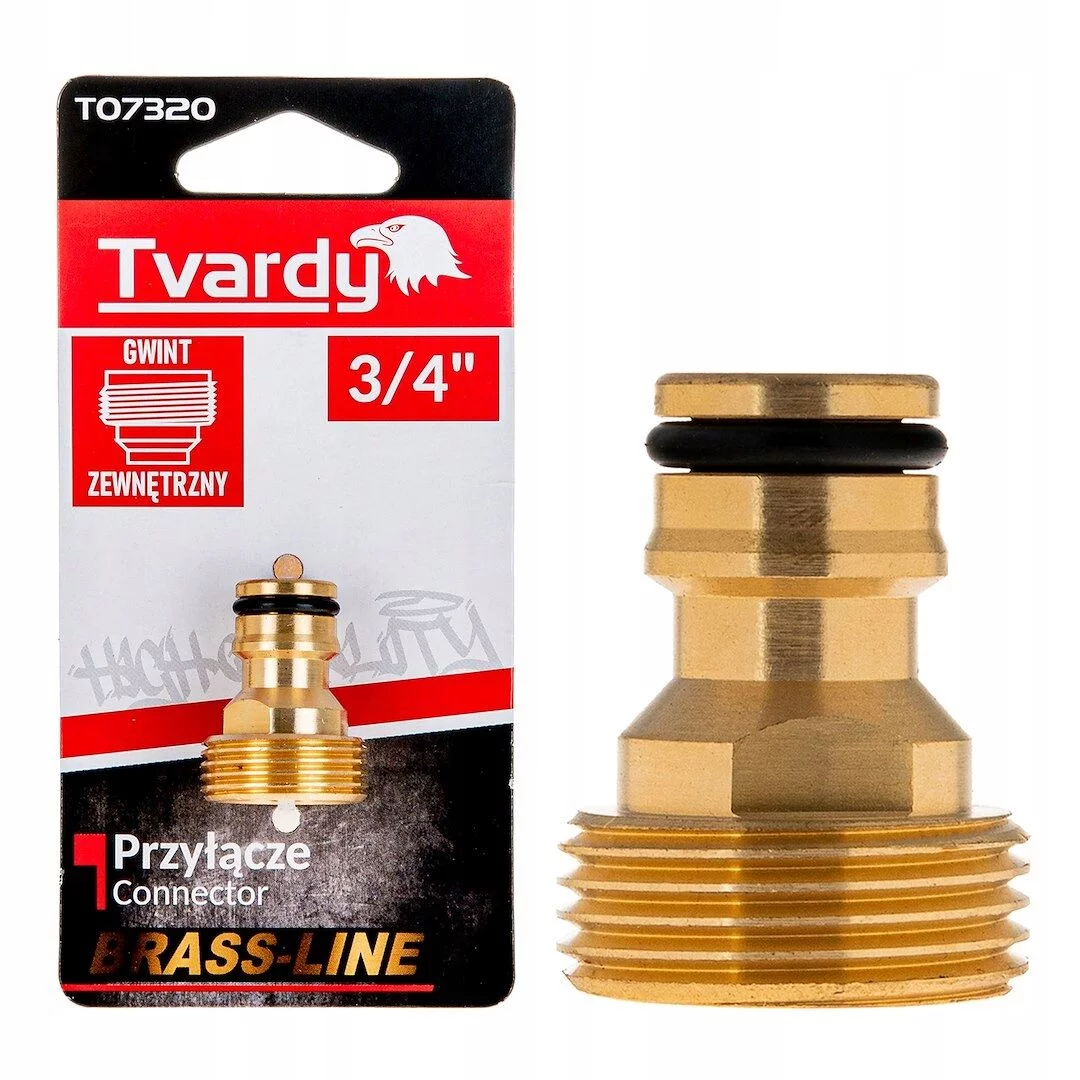 Przyłącze z gwintem zewnętrznym 3/4" BRASS-LINE