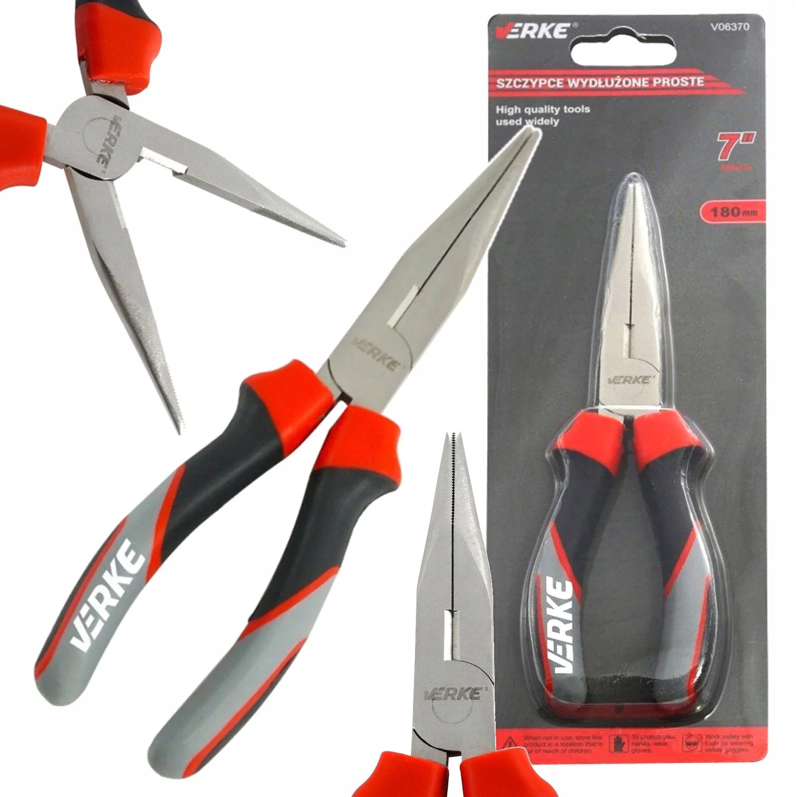 SZCZYPCE WYDŁUŻONE PROSTE 180mm
