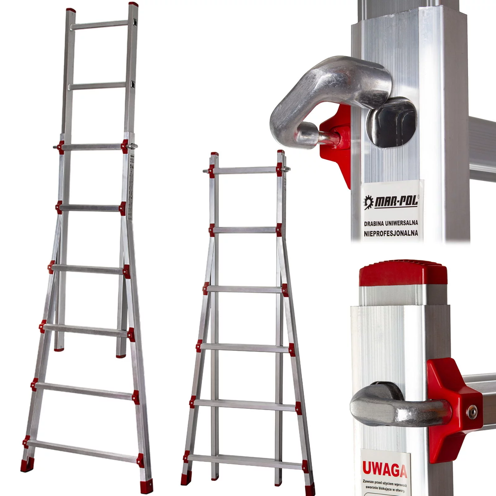 DRABINA ALUMINIOWA TELESKOPOWA 305cm