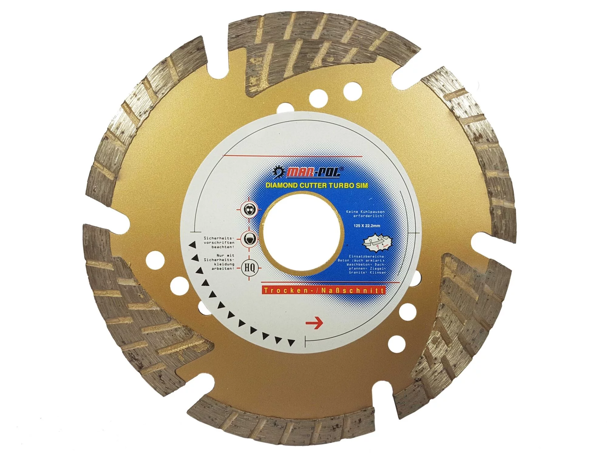 TARCZA DIAMENTOWA 125mm LASER GC