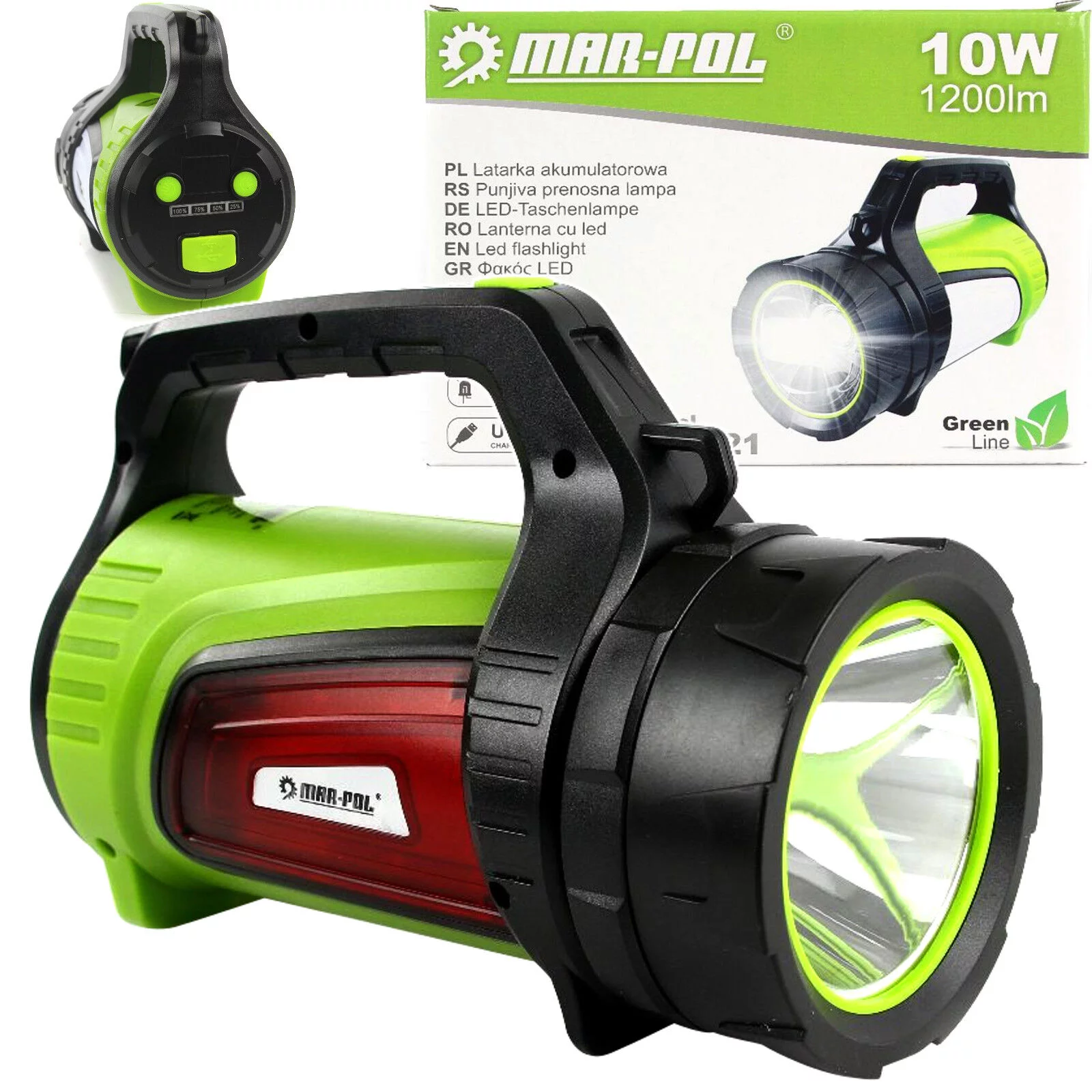 LATARKA SZPERACZ LED + Power Bank