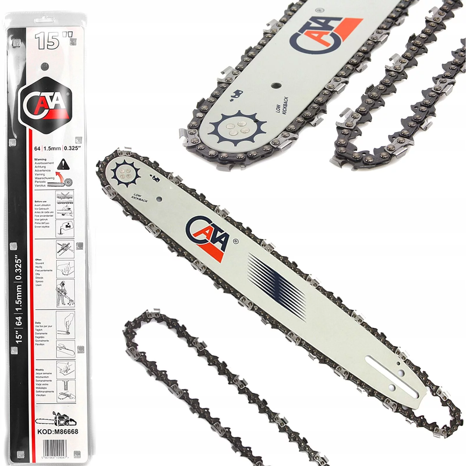 PROWADNICA 16'' 325 1,5 + 2 X ŁAŃCUCH 66