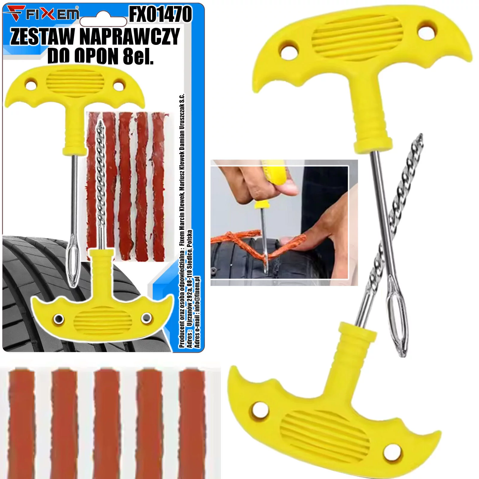 ZESTAW NAPRAWCZY OPON