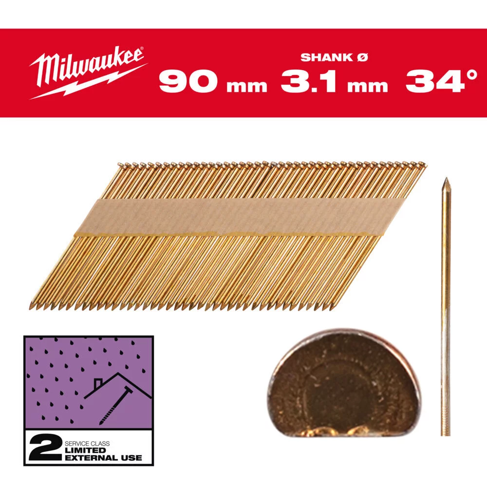 GWOŻDZIE 34ST. 90MM  2200SZT