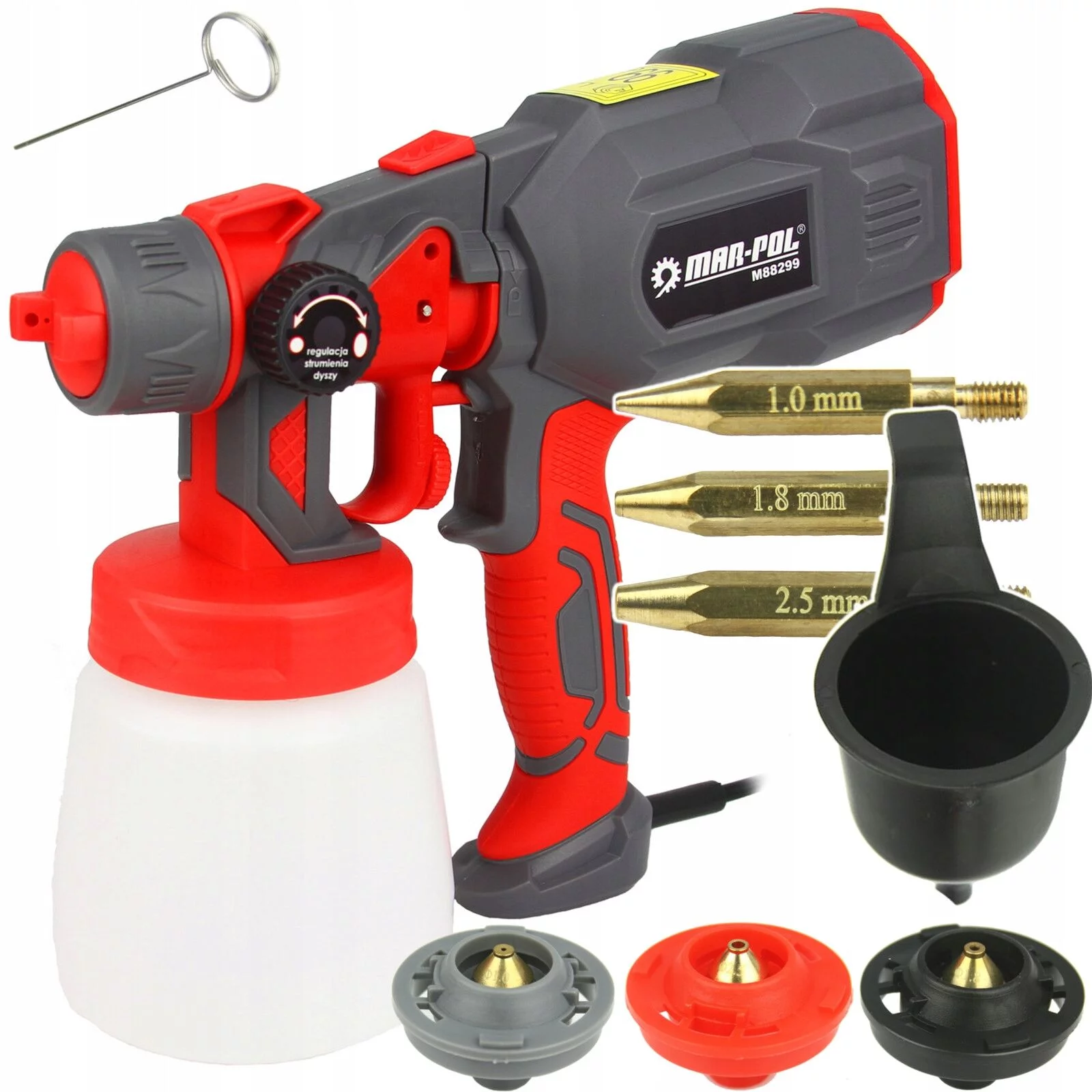 PISTOLET ELEKTRYCZNY DO MALOWANIA 0,8L MP