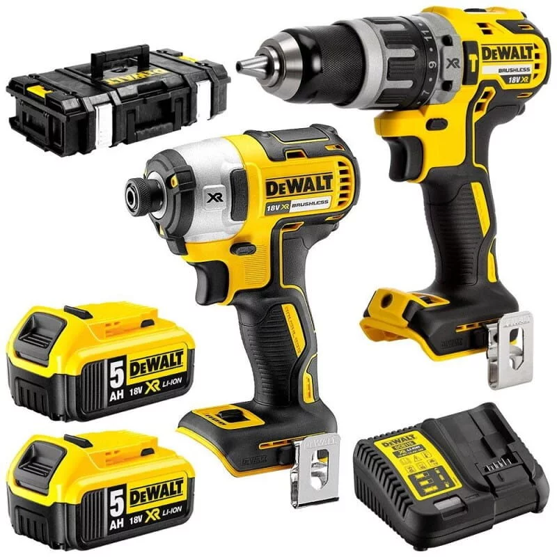 ZESTAW COMBO DCD796 + DCF887 + 2X5,0AH KUFER