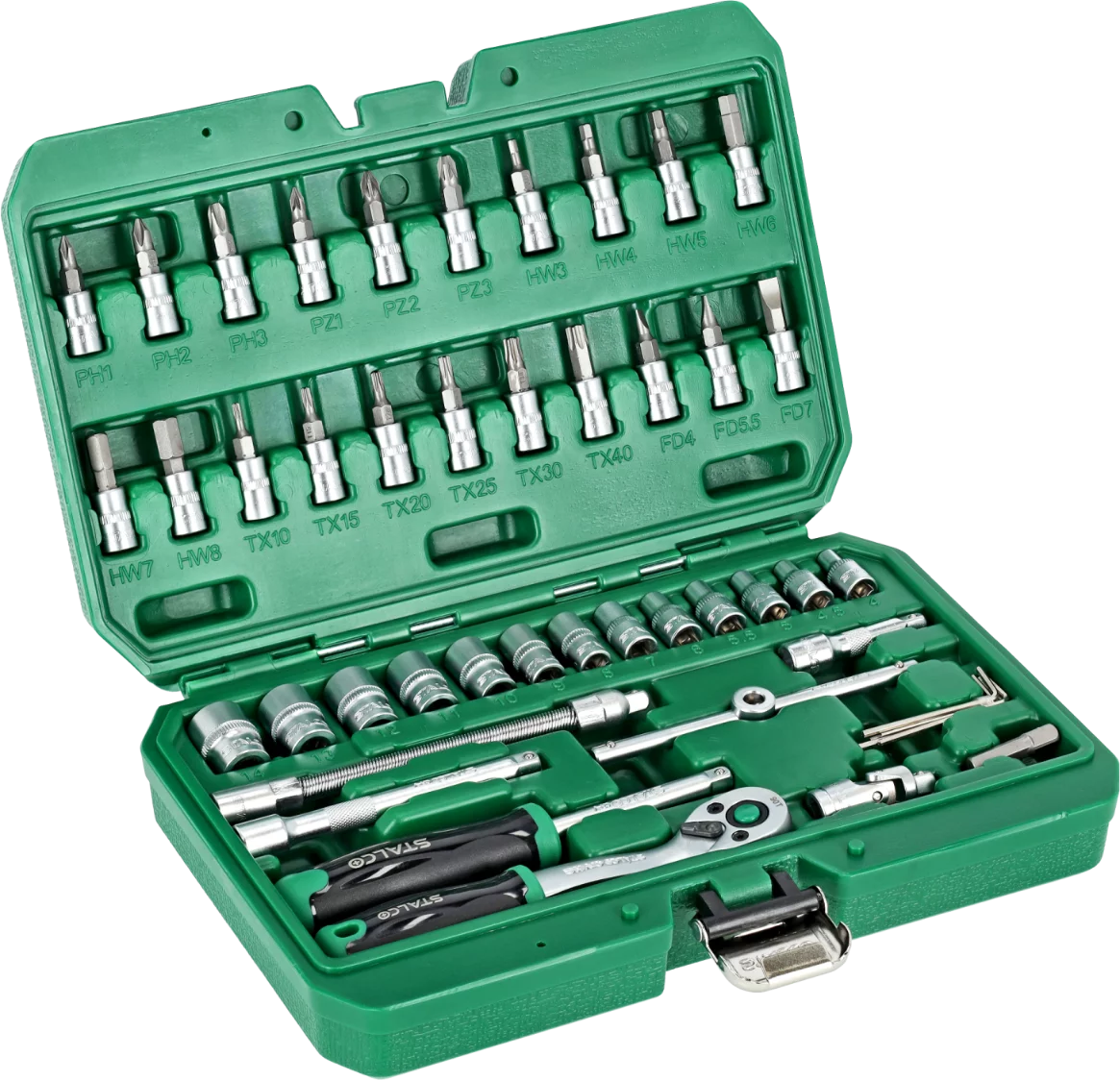 Zestaw kluczy nasadowych 1/4” opakowanie BMC 48 el