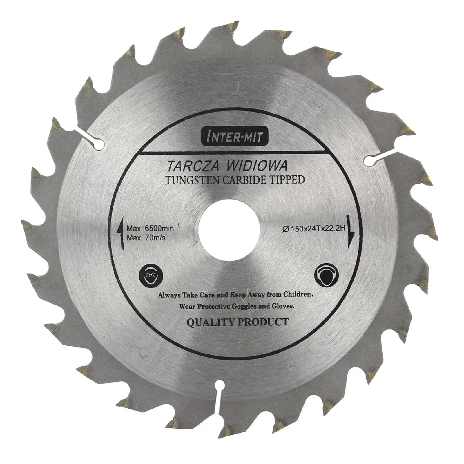 TARCZA WIDIOWA DO CIĘCIA DREWNA 150mm 24T