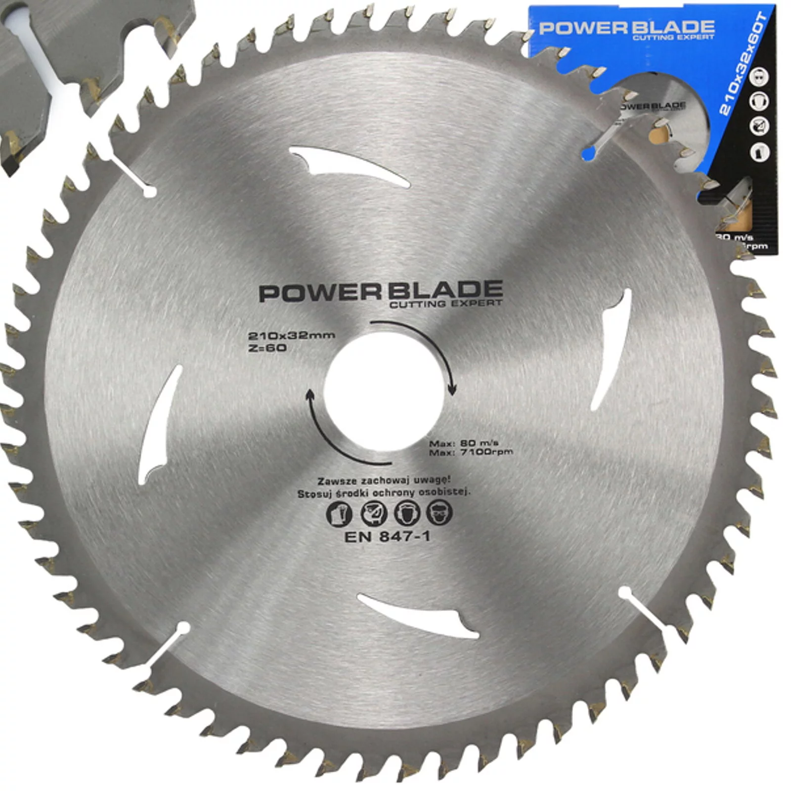 TARCZA WIDIOWA 210mm*32*60T POWER BLADE