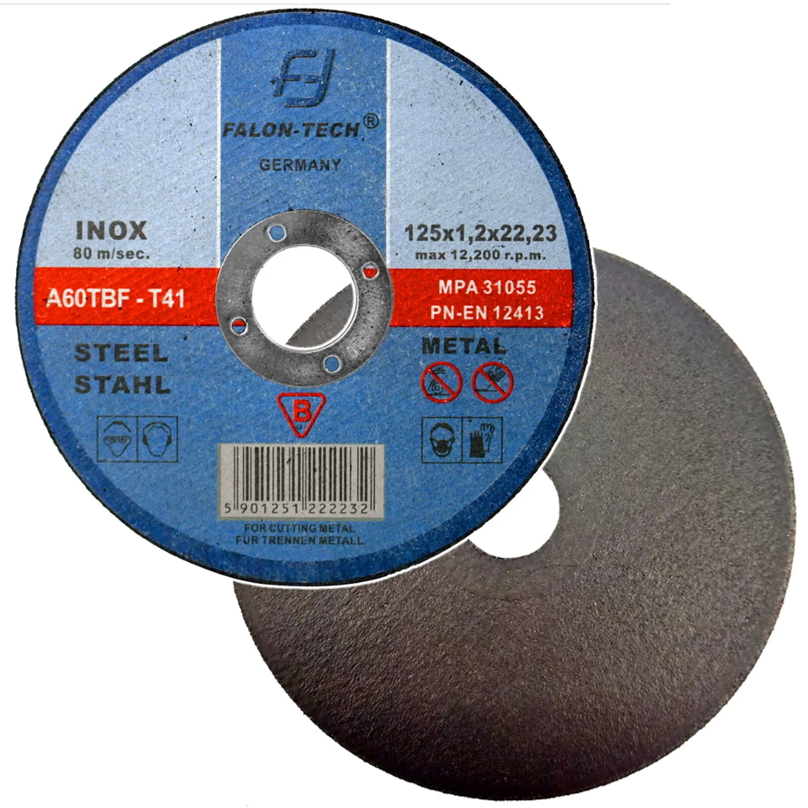 TARCZA DO METALU 125mm 125*1.2 FT