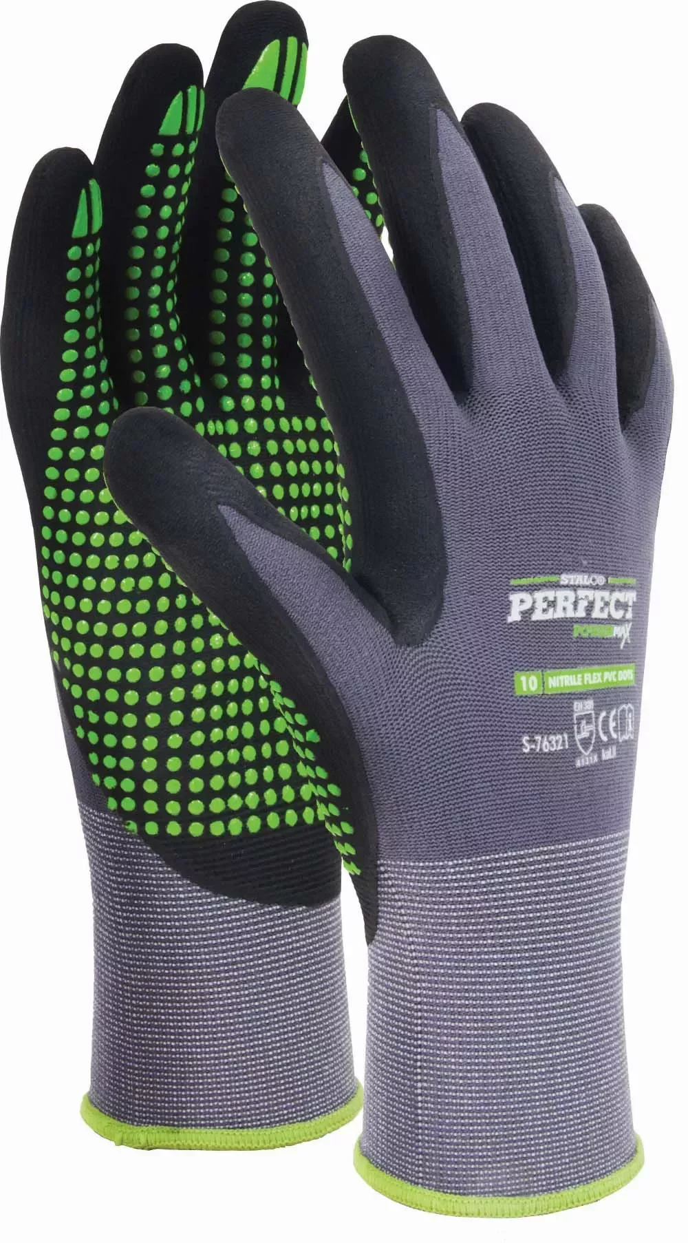 Rękawice nylonowe NITRILE FLEX DOTS 7” STALCO PERF