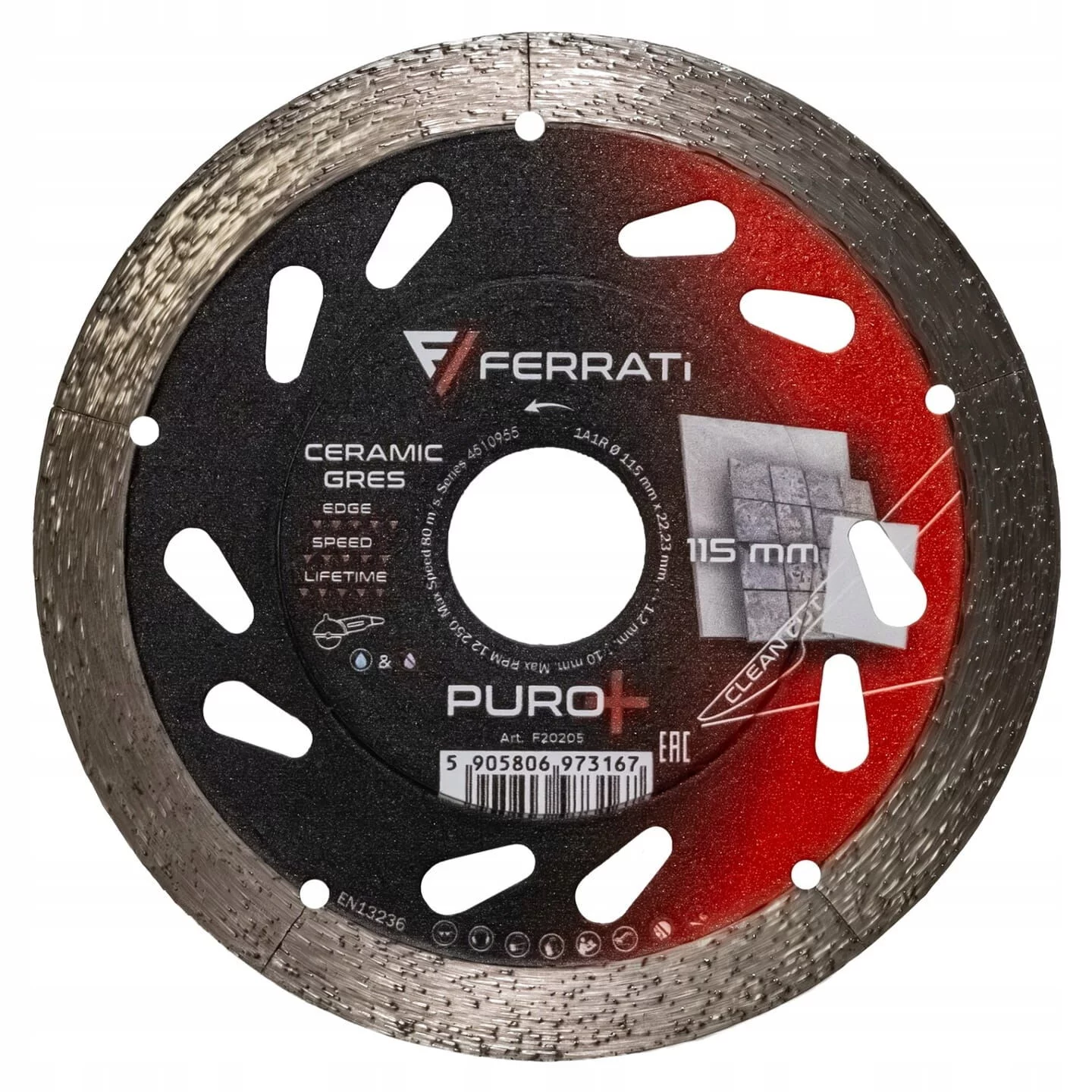 TARCZA DIAMENTOWA 115MM PURO