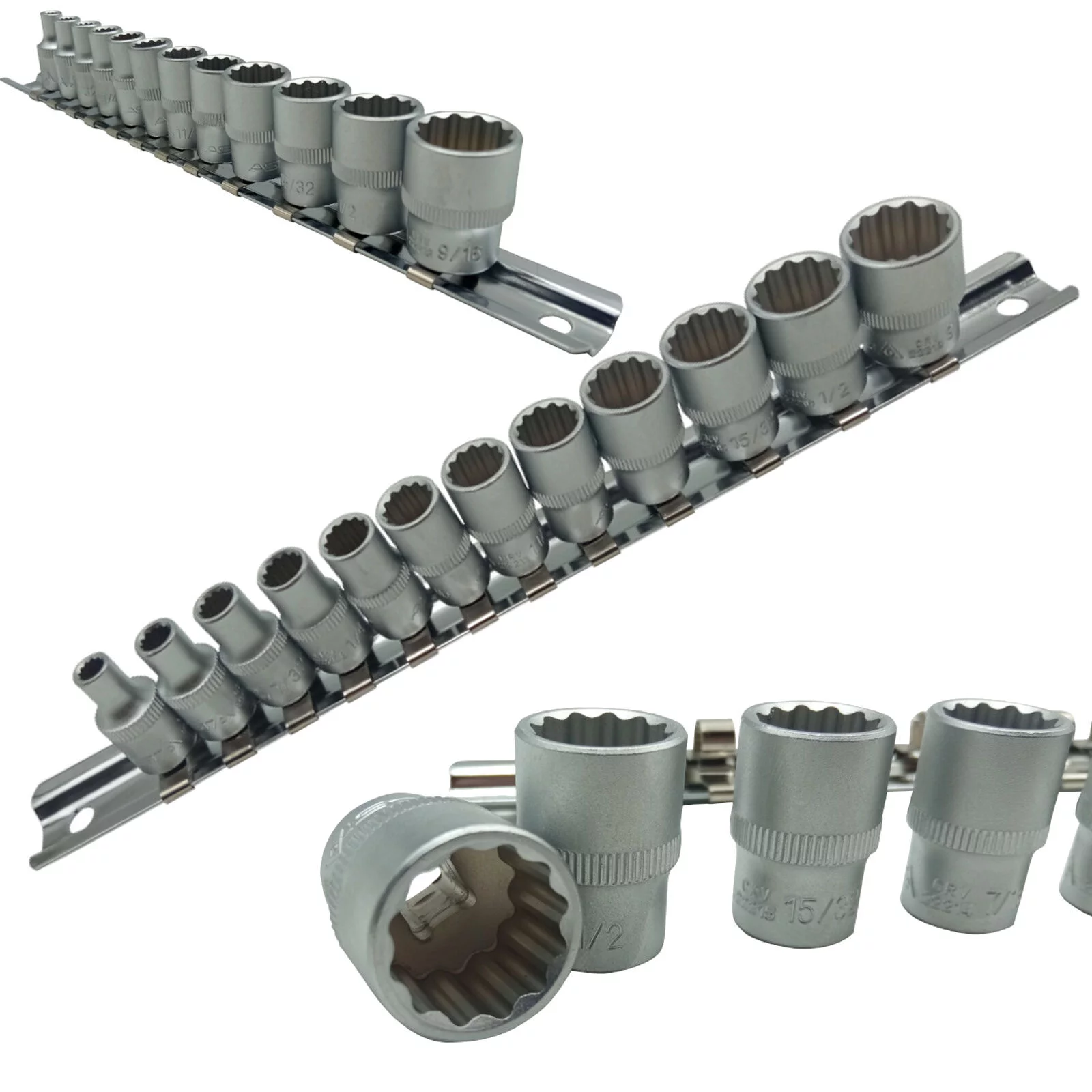 NASADKI CALOWE 1/4" 12-KT ZESTAW 12SZT.