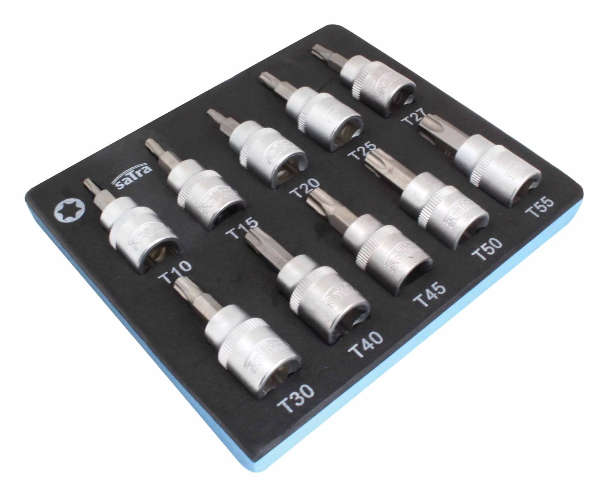 KLUCZE NASADOWE TORX 3/8”- 10el WKŁAD