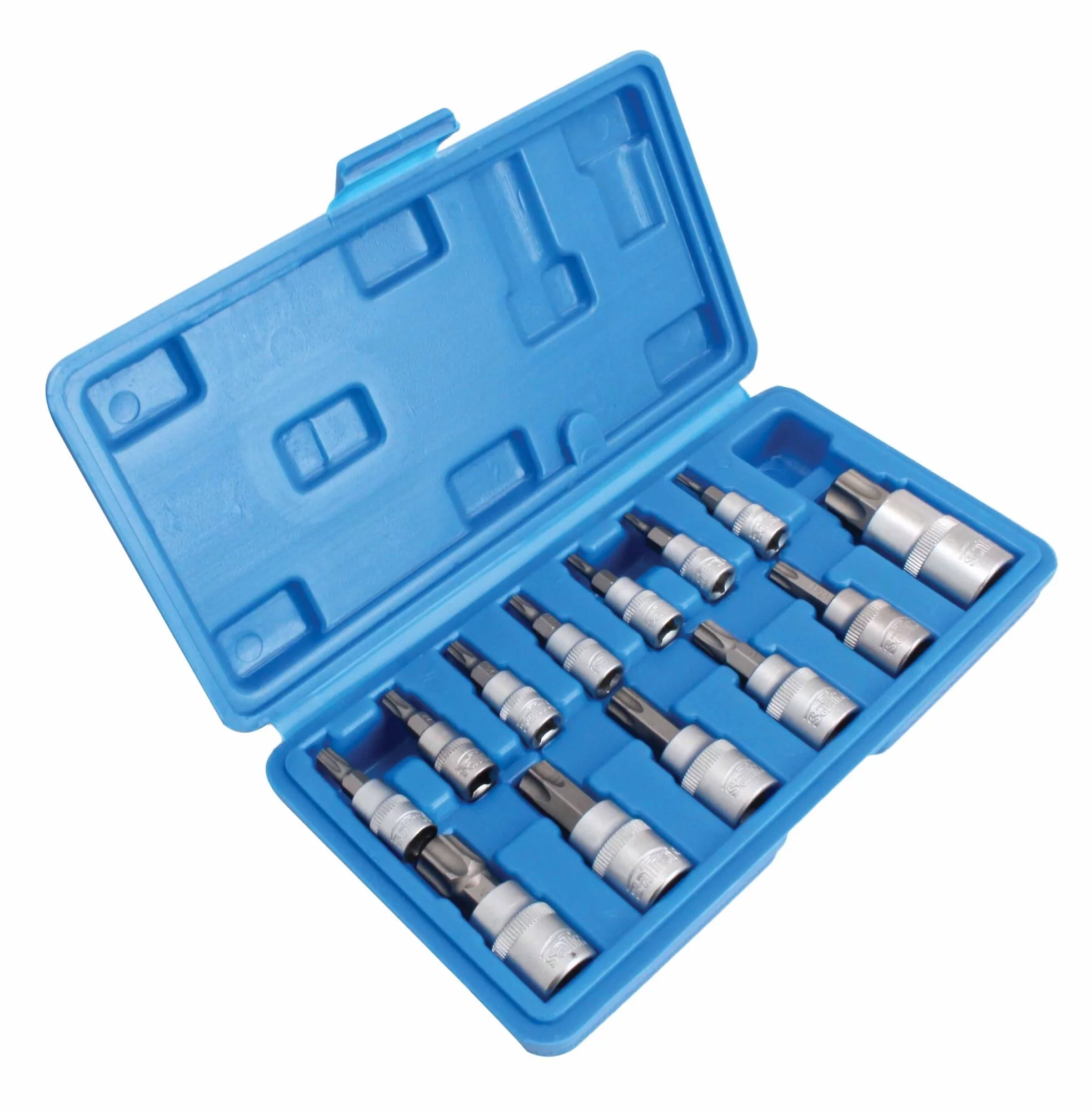 KLUCZE NASADOWE TORX 3/8'' T10-T55 otwór