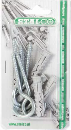 Kołek rozporowy z hakiem sufitowym 10/6x52 blis...