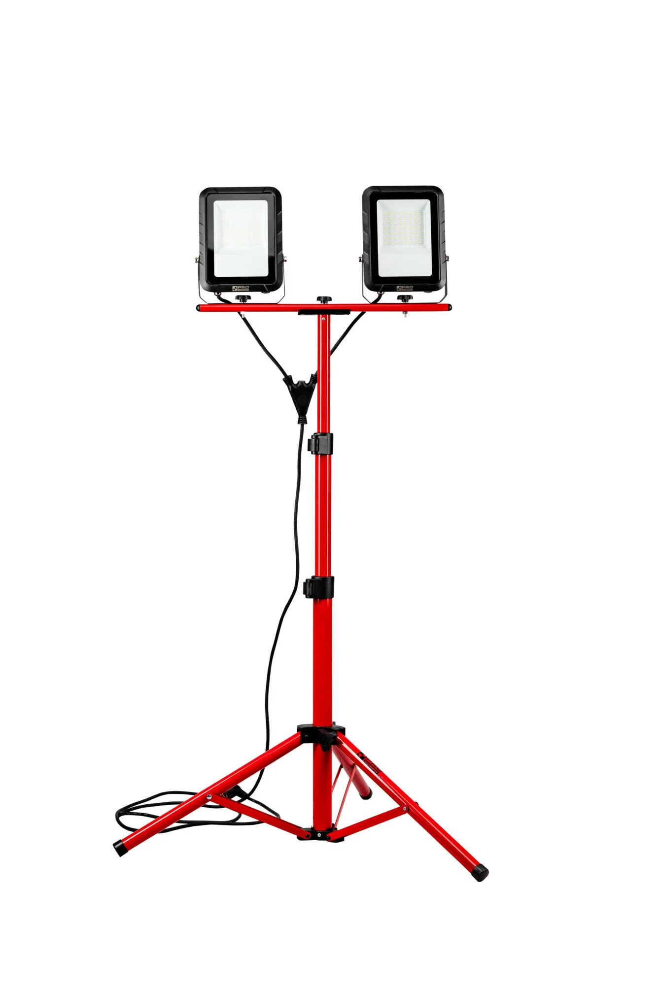 REFLEKTOR ZE STATYWEM 2X50W