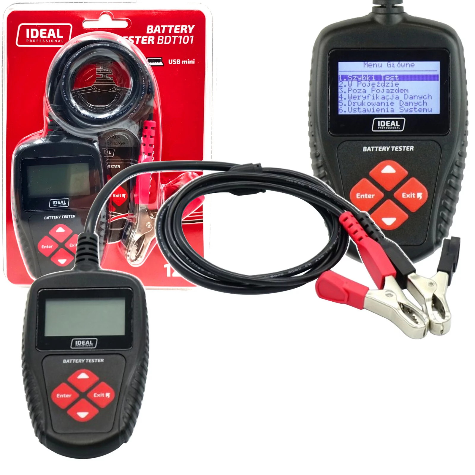 TESTER AKUMULATORÓW 12V