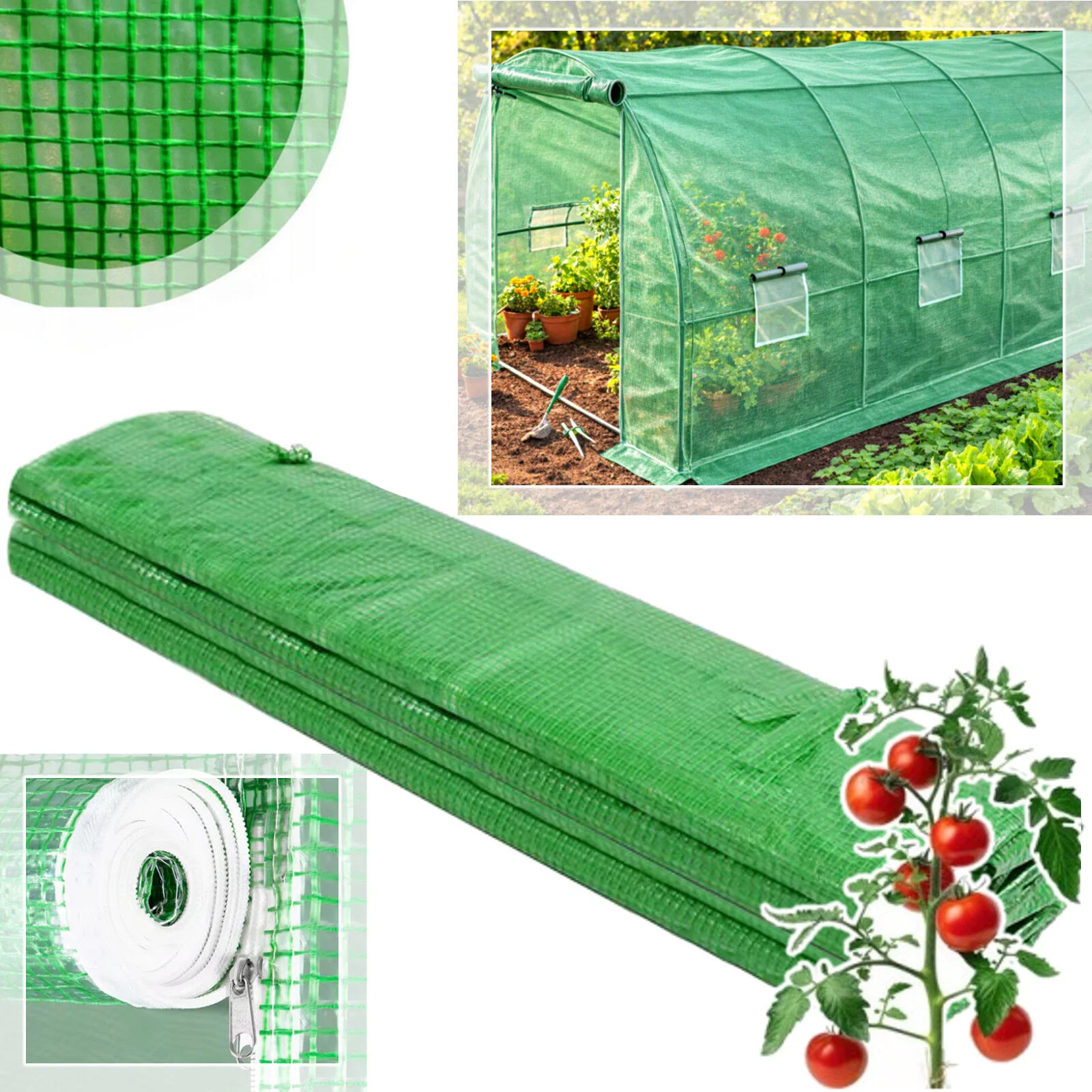 FOLIA POSZYCIE 800x300cm NA TUNEL 24m2 do SZKLARNIA OGRODOWA 8x3x2m