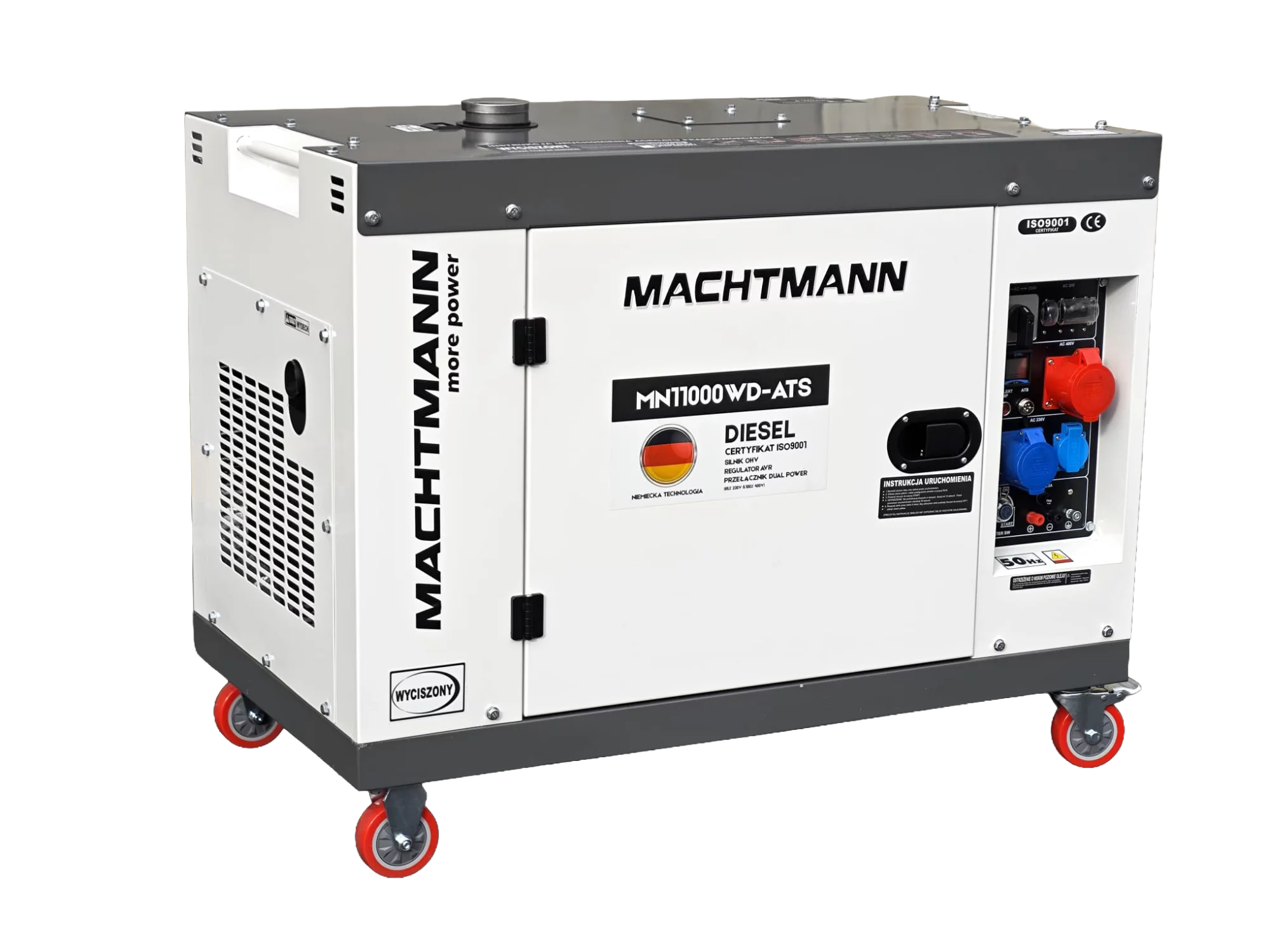 Agregat prądotwórczy MACHTMANN 8.5KW MN11000WD-ATS