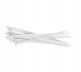 Opaski nylonowe białe 4,8x450mm bag (100) 1/50