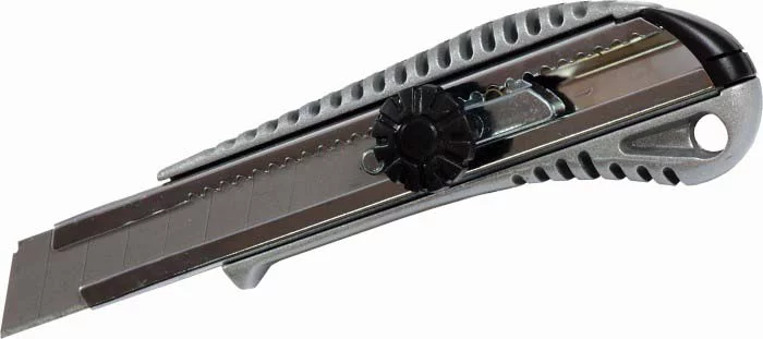 Nóż z ostrzem łamanym 18mm blokada automatyczna