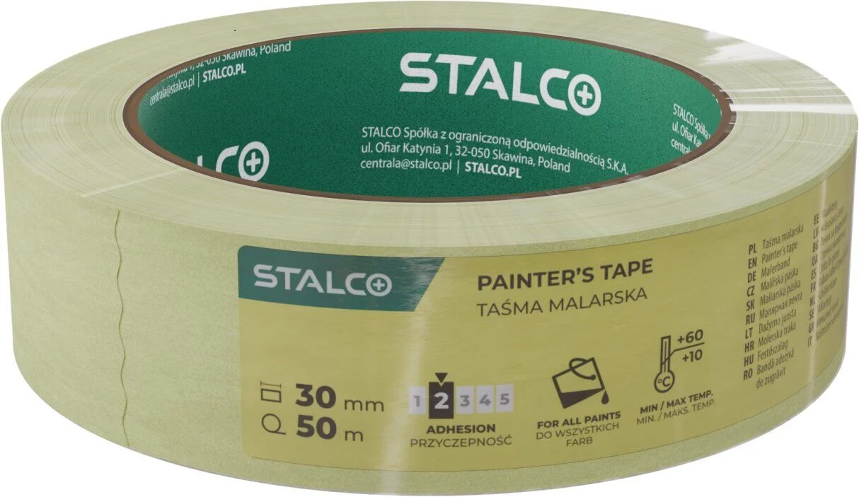 Taśma malarska 30mm x 50m (40szt.) STALCO S0421