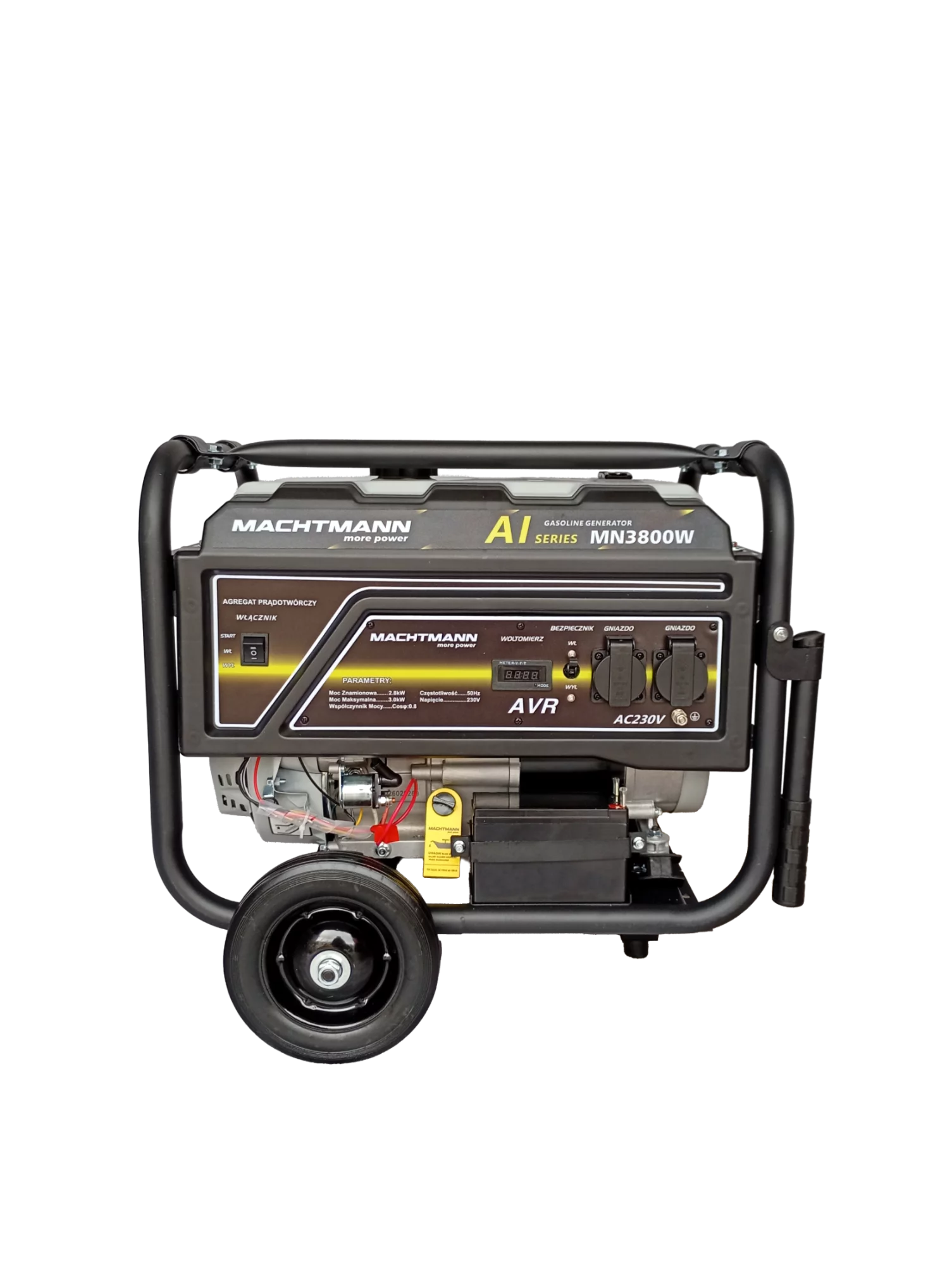 AGREGAT PRĄDOTWÓRCZY GENERATOR BENZYNA 3000W MACHTMANN MN3800W