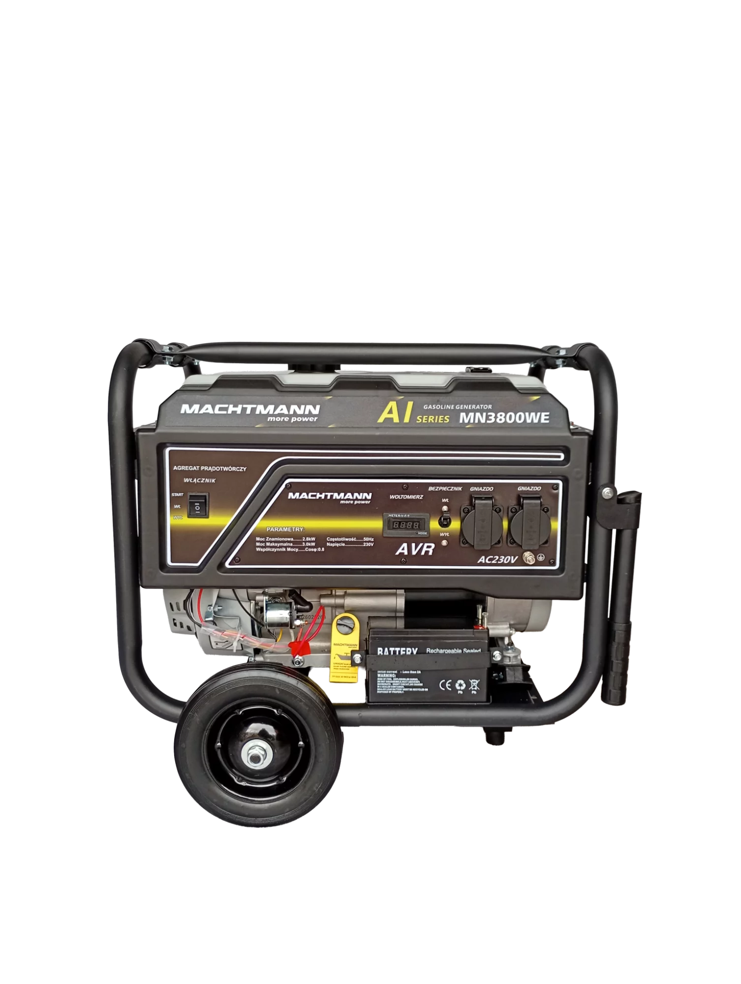 AGREGAT PRĄDOTWÓRCZY GENERATOR 3000W MACHTMANN MN3800WE