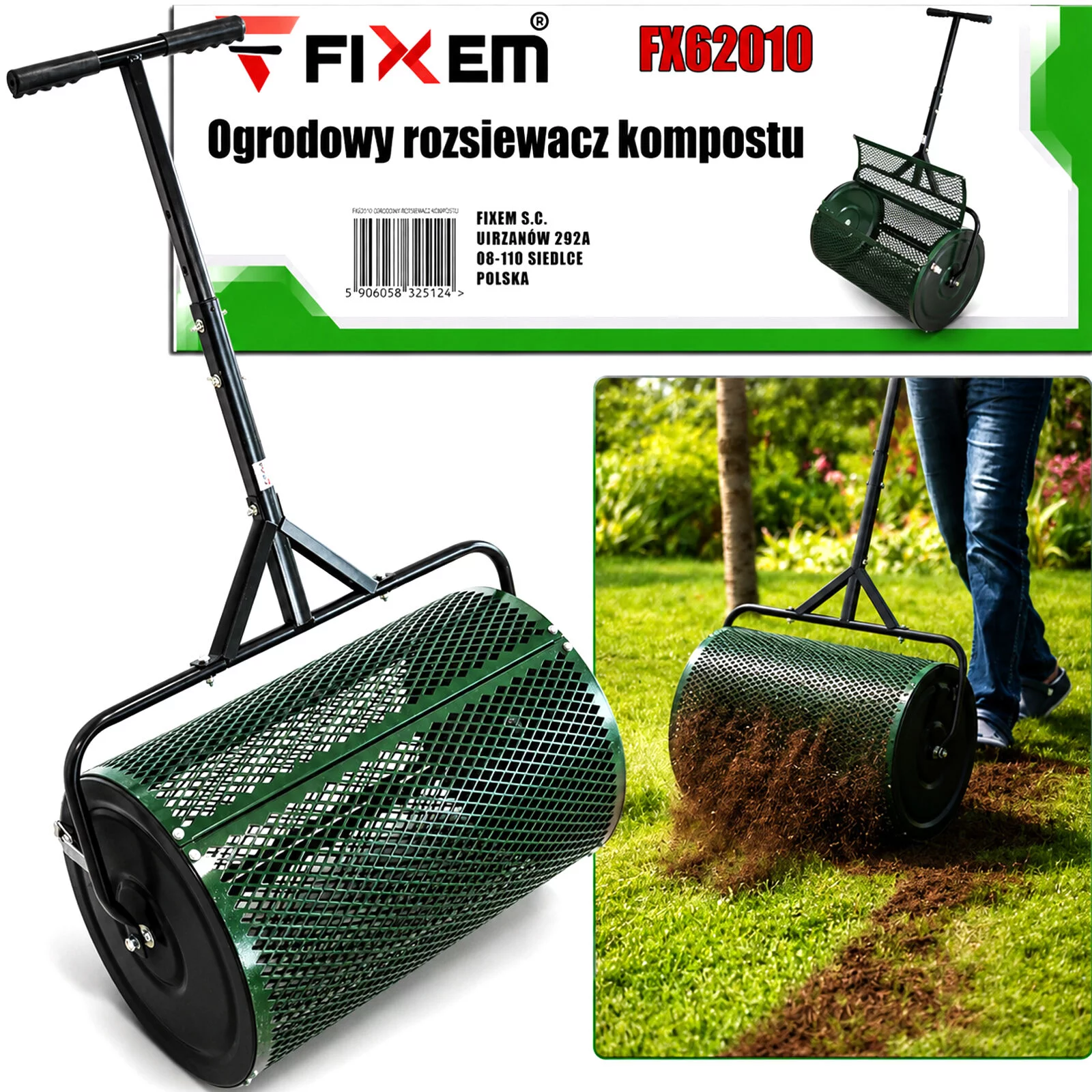 WALEC RĘCZNY ODSIEWACZ KOMPOSTU 600x400