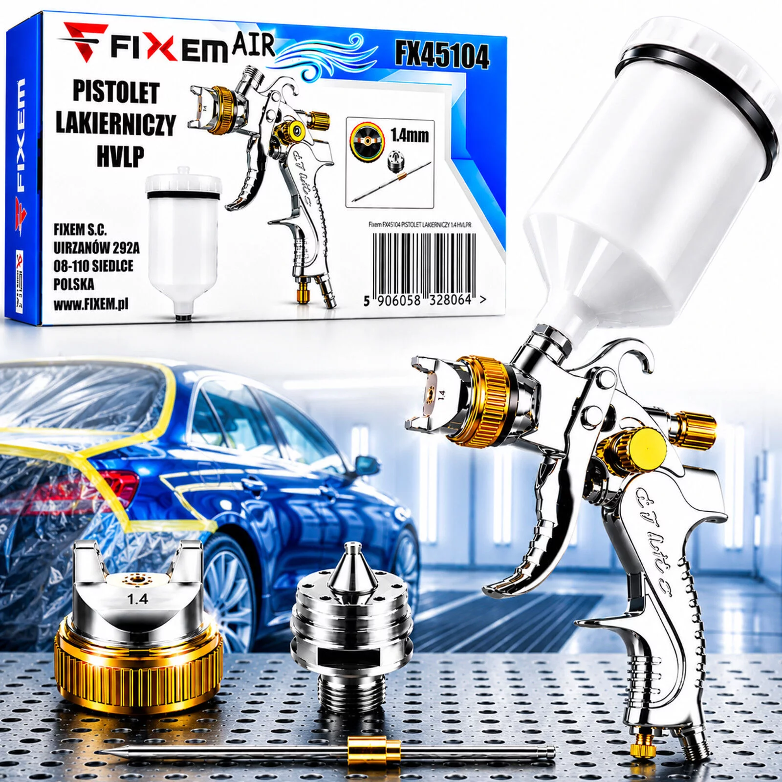PISTOLET LAKIERNICZY 1.4 HVLP FIXEM AIR