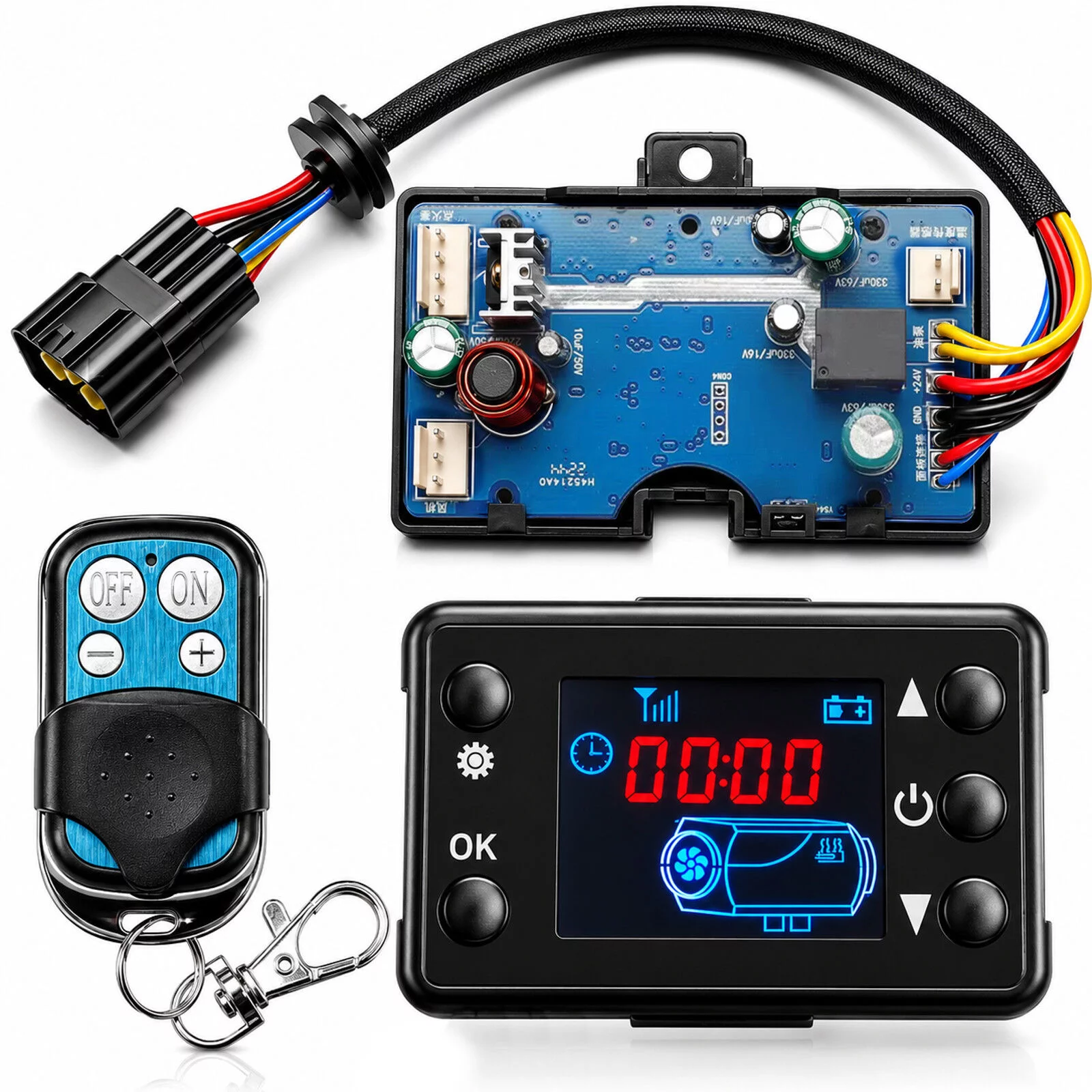 PANEL LCD z PILOTEM i PŁYTKĄ PCB do OGRZEWANIA