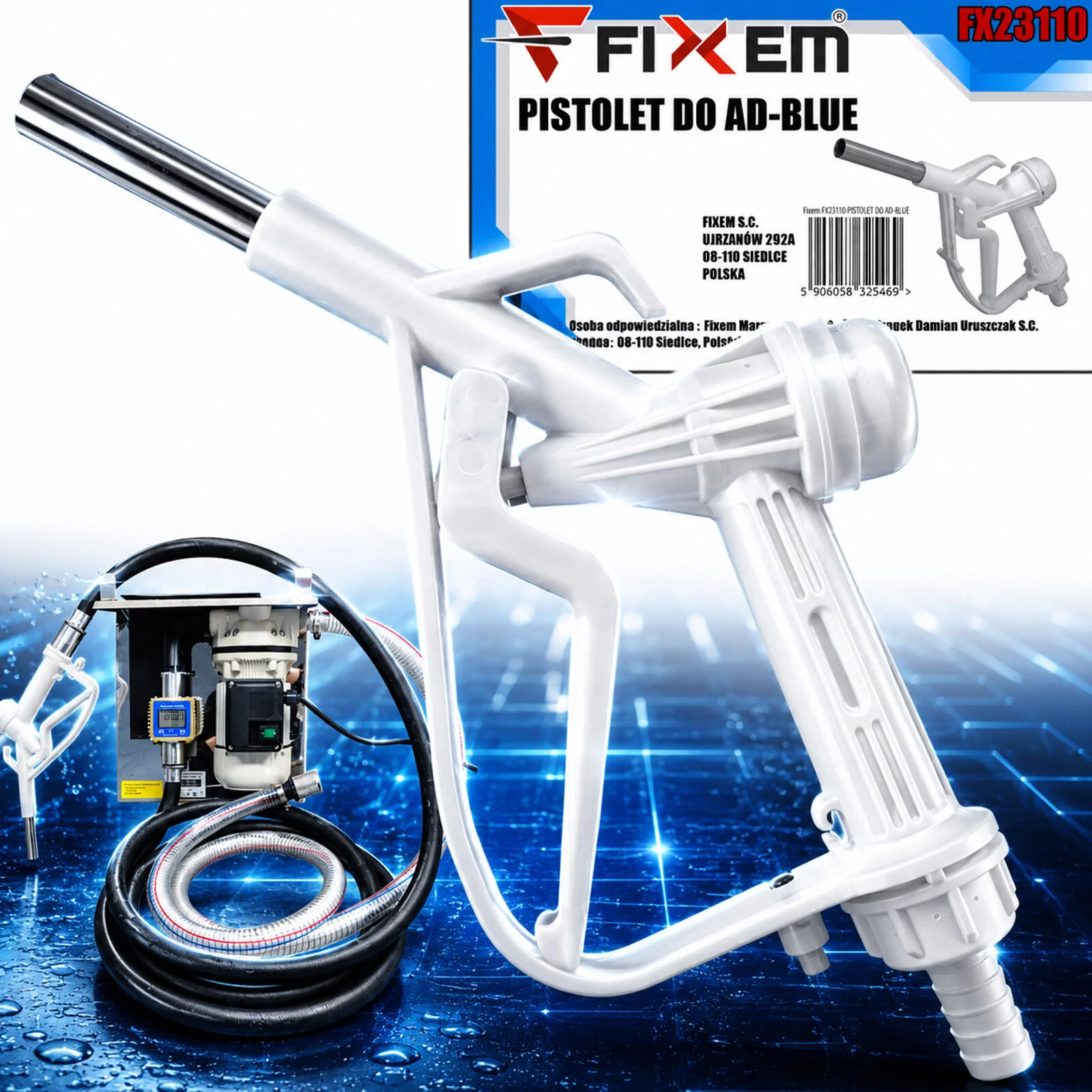PISTOLET DO AD-BLUE