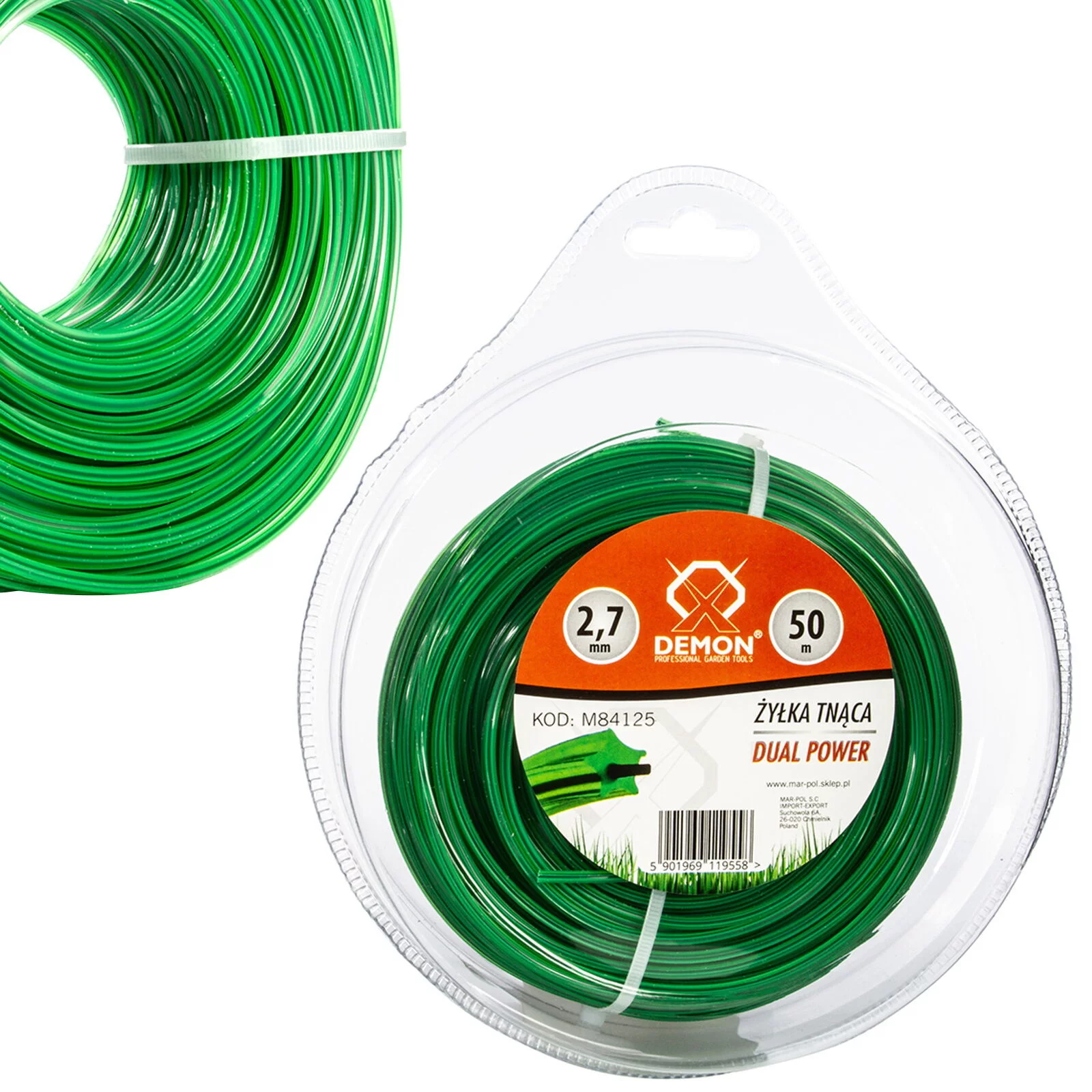 ŻYŁKA 2.7mm* 50m GWIAZDKA / ZBROJONA