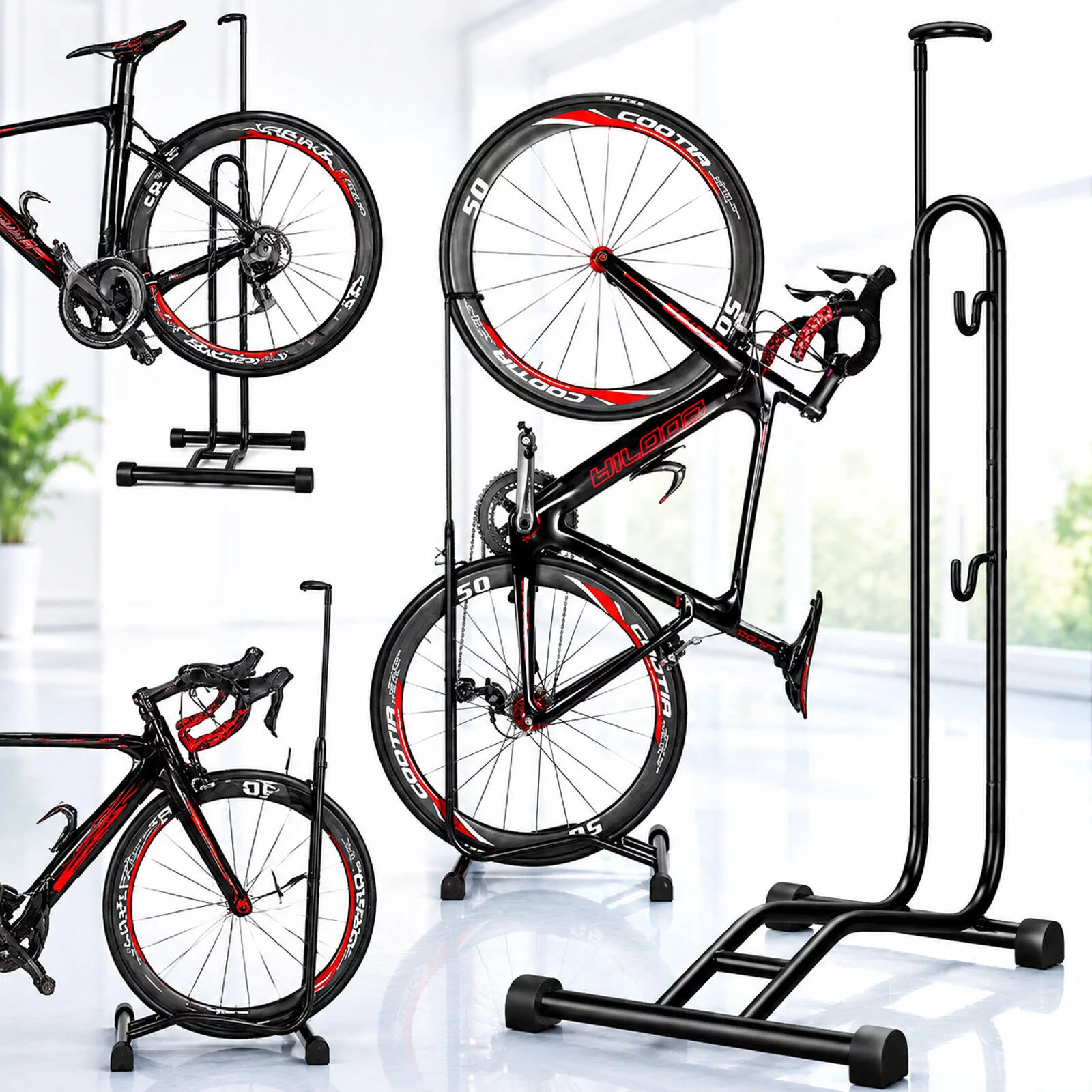 STOJAK UCHWYT ROWEROWY 47x38x120cm