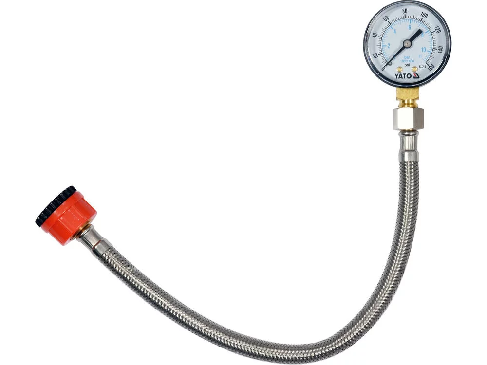 TESTER MANOMETR Z WĘŻEM DO POMIARU CIŚNIENIA WODY YT-24790