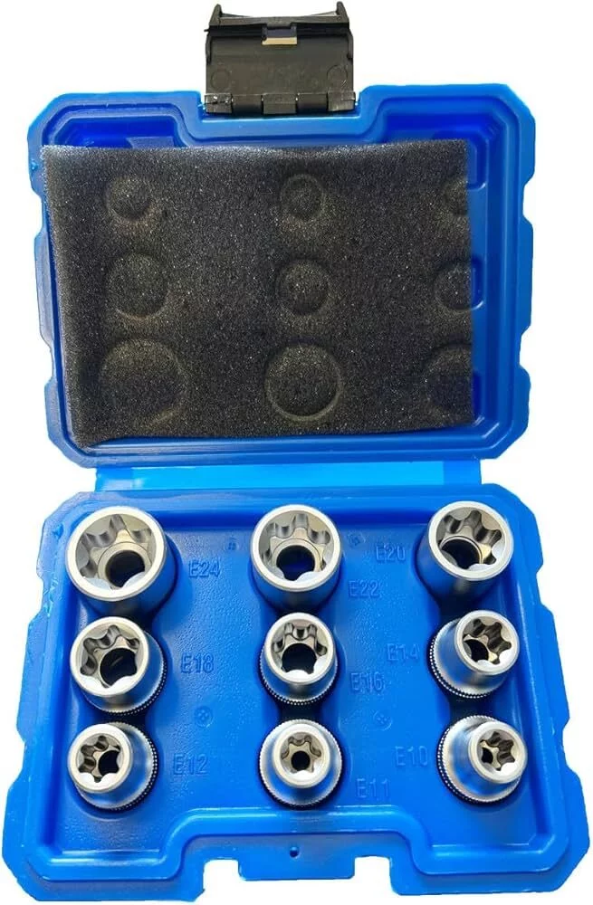 KPL.NASADEK TORX TYP E 9SZT. 1/2''