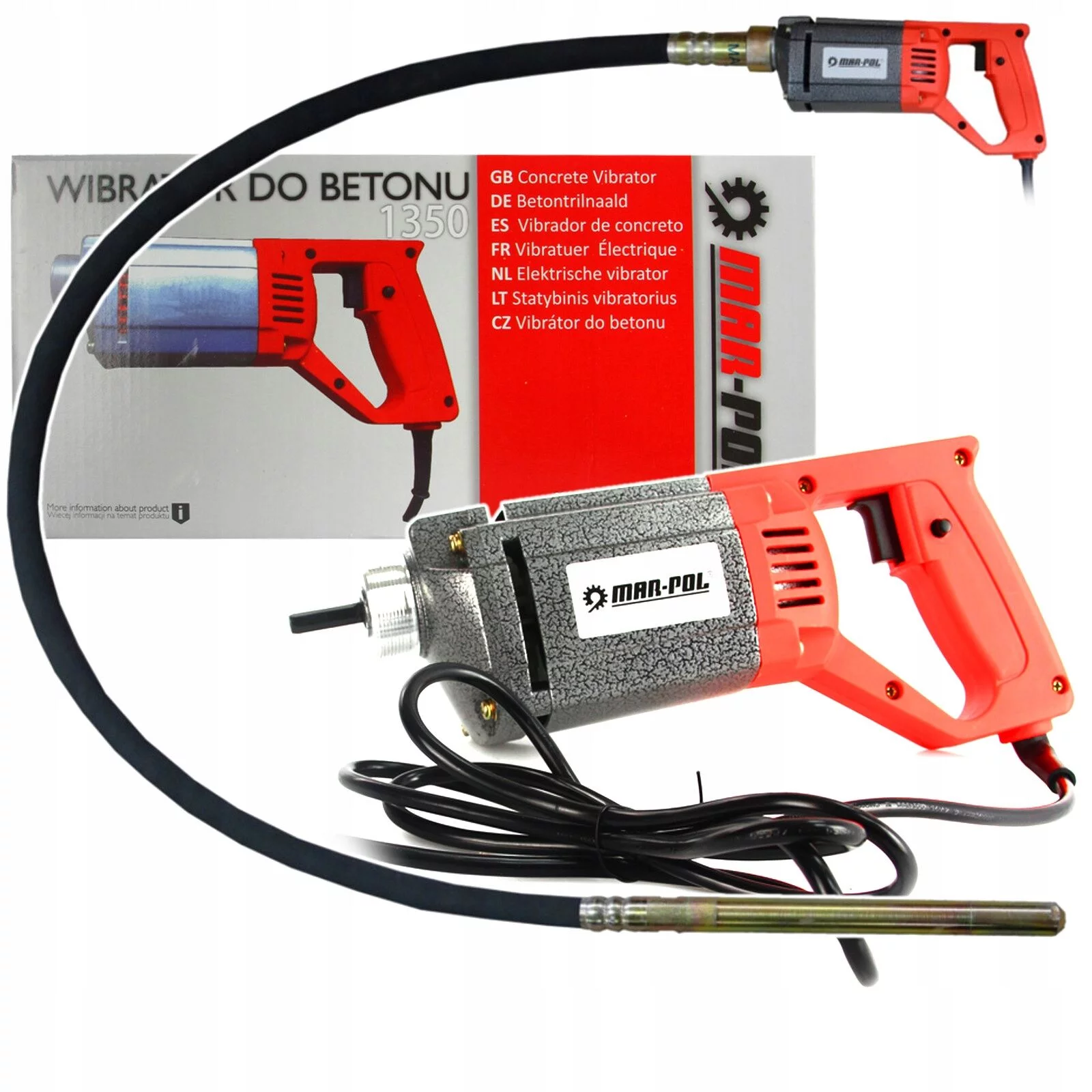 WIBRATOR DO BETONU MP 35mmX2m