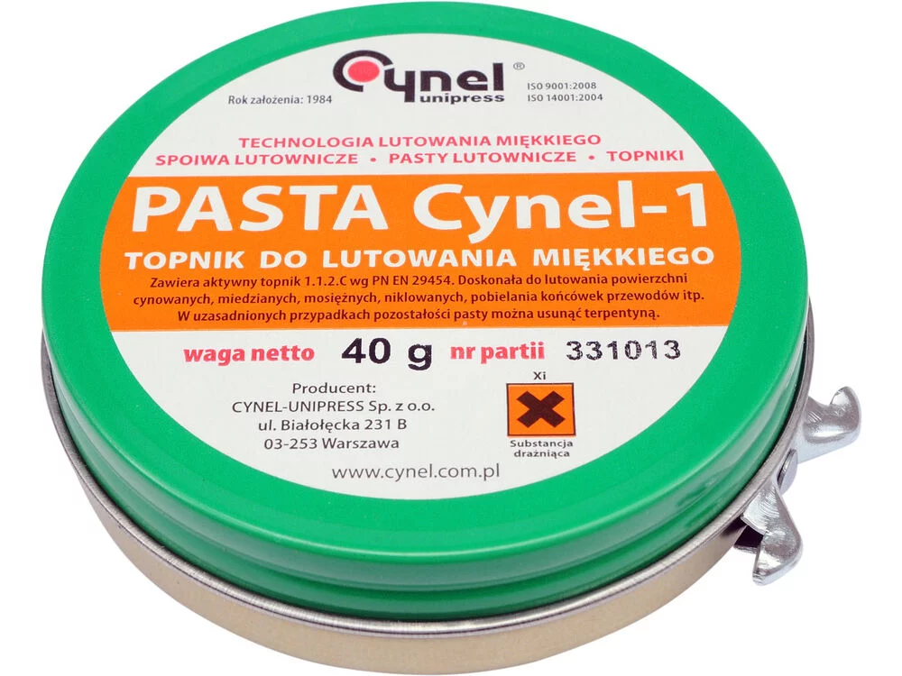 PASTA LUTOWNICZA 40G 76835