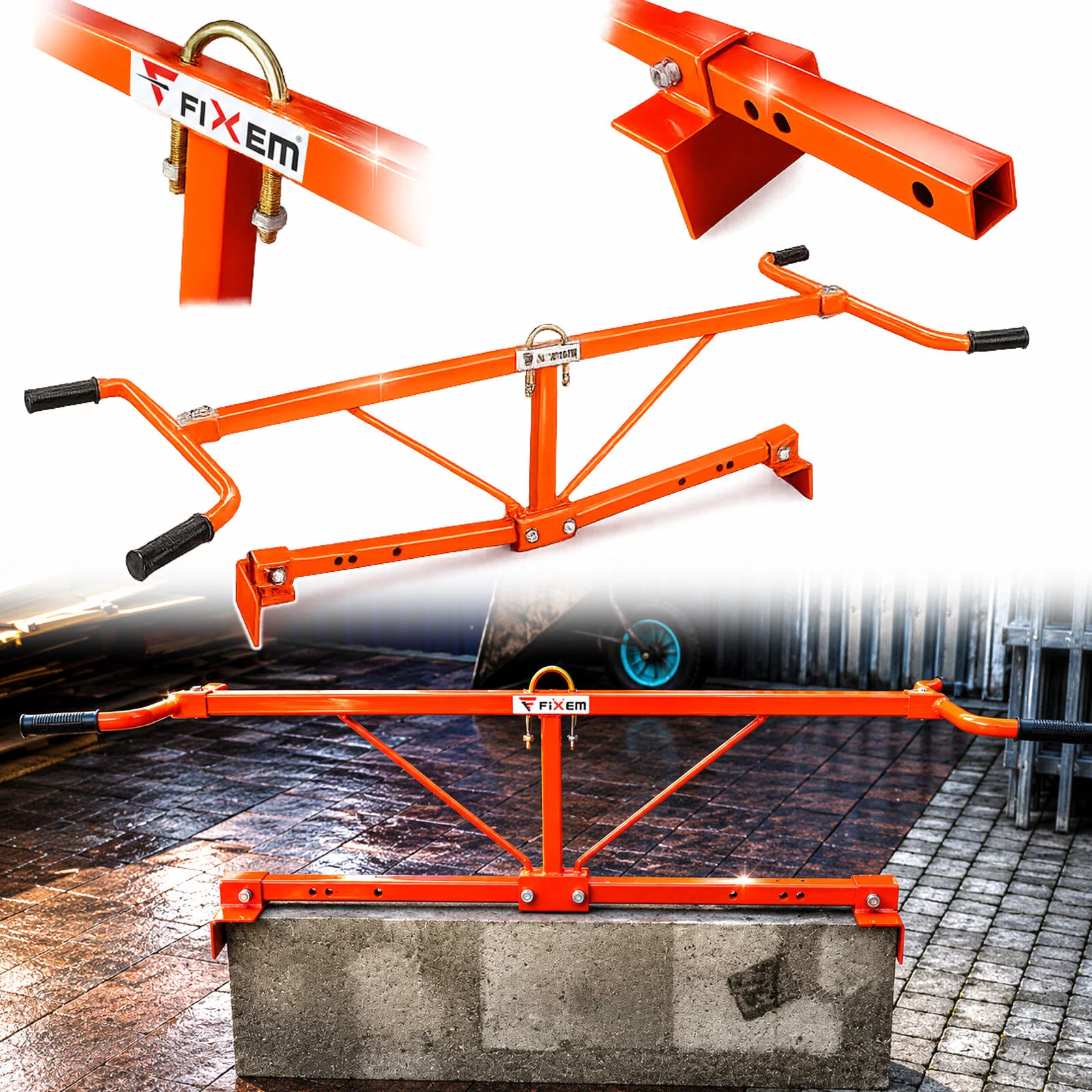 CHWYTAK BRUKARSKI DO KRAWĘŻNIKÓW 60-100cm 130kg
