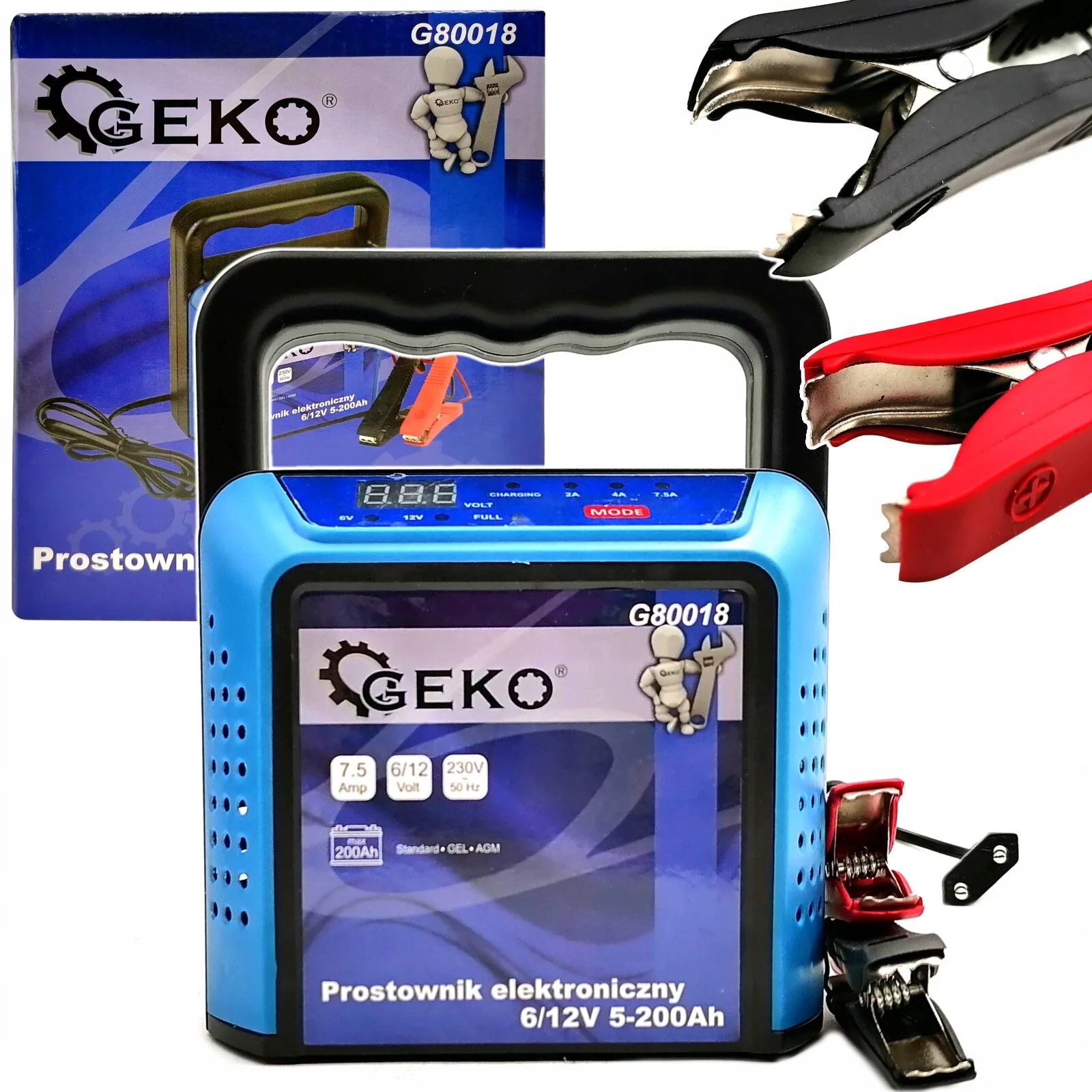 PROSTOWNIK ELEKTRONICZNY 6/12V 5-200AH