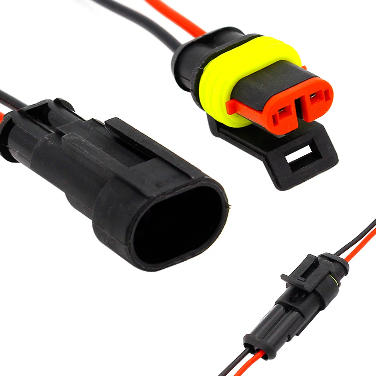 ZŁĄCZE SUPERSEAL PRZEWODY 2-PIN V09091